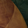 Wooden Egg on Leaves